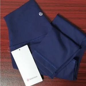 lululemon wunder under navy legging 28”